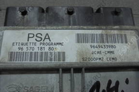 Citroen C3 C2 1,4i БЛОК УПРАВЛЕНИЯ 9649029080