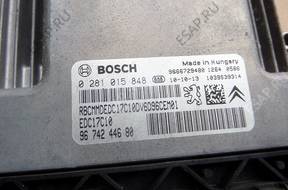 CITROEN C3 II 09-16 1.6 E-HDI БЛОК УПРАВЛЕНИЯ ДВИГАТЕЛЕМ