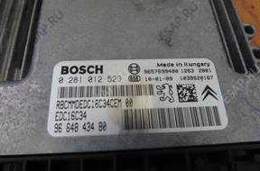 CITROEN C3 II 1.4 HDI БЛОК УПРАВЛЕНИЯ ДВИГАТЕЛЕМ 9664843480