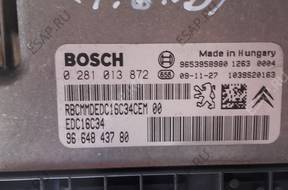 Citroen C3 II 1.6HDI БЛОК УПРАВЛЕНИЯ bsm bsi КОМПЛЕКТ