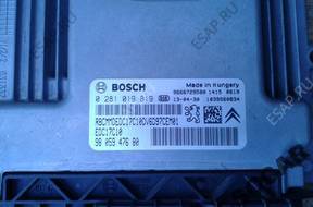 Citroen C3 II БЛОК УПРАВЛЕНИЯ ДВИГАТЕЛЕМ 0281019819 N.M.