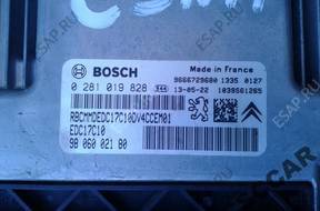 Citroen C3 II БЛОК УПРАВЛЕНИЯ ДВИГАТЕЛЕМ 0281019828 N.M.