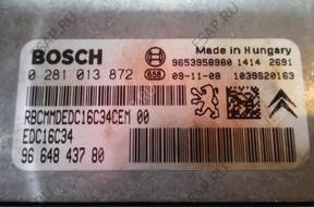 CITROEN C3 PICASSO 1.6 HDI БЛОК УПРАВЛЕНИЯ 9664843780