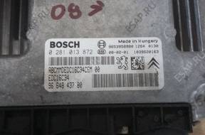 CITROEN C5 III БЛОК УПРАВЛЕНИЯ 1,6 HDI  BOSCH 0281013872