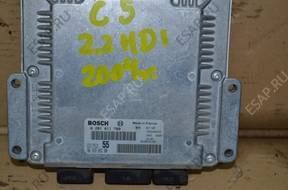 Citroen C5 lift 04-2008 год. БЛОК УПРАВЛЕНИЯ ДВИГАТЕЛЕМ 2.2 HDI