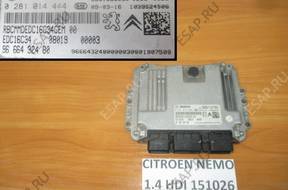 CITROEN NEMO 1.4 HDI БЛОК УПРАВЛЕНИЯ 9666432480