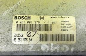 CITROEN PEUGEOT 2.0 HDI БЛОК УПРАВЛЕНИЯ 0281001976 BOSCH
