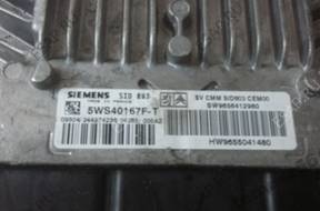 CITROEN PEUGEOT  БЛОК УПРАВЛЕНИЯ 5WS40167F-T SIEMENS