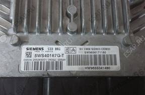 CITROEN PEUGEOT  БЛОК УПРАВЛЕНИЯ 5WS40167G-T SIEMENS