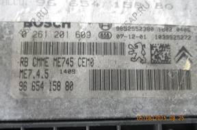 CITROEN PEUGEOT БЛОК УПРАВЛЕНИЯ 9663394580 0261201609 1,6