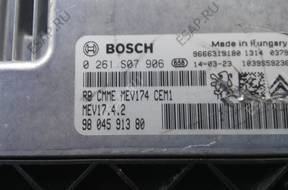 CITROEN PEUGEOT БЛОК УПРАВЛЕНИЯ ДВИГАТЕЛЕМ BOSCH  0261S07906