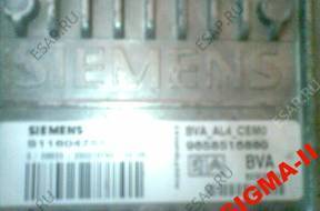 CITROEN PEUGEOT БЛОК УПРАВЛЕНИЯ SIEMENS 9658516880 AL4