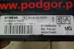 CITROEN PEUGEOT BSI F02-00 9652474480