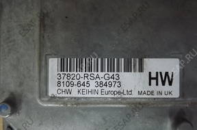 CIVIC VIII 1.8 БЛОК УПРАВЛЕНИЯ ДВИГАТЕЛЕМ 37820-RSA-G43