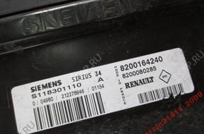 CLIO II 03- 1.4 16V БЛОК УПРАВЛЕНИЯ 8200164240
