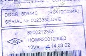 CLIO II 1.5 DCI LIFT КОМПЛЕКТ ЗАЖИГАНИЯ 8200212351