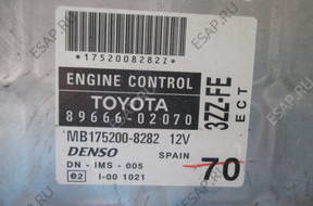 Corolla E12 1.6 VVTI БЛОК УПРАВЛЕНИЯ ДВИГАТЕЛЕМ 89666-02070