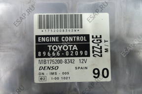 COROLLA E12 1.8 VVTLI БЛОК УПРАВЛЕНИЯ ДВИГАТЕЛЕМ 89666-02090