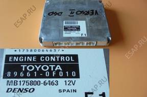 COROLLA VERSO 2.0 d4d 04-2008 год. БЛОК УПРАВЛЕНИЯ 89661-0F010