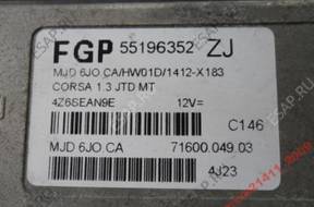corsa C 1.3 cdti БЛОК УПРАВЛЕНИЯ 55196352 ZJ