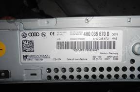 CZYTNIK CD SD MMI SIM 4H0035670D AUDI A8