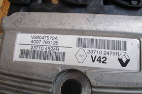 DACIA DOKKER 2014 1,6 БЛОК УПРАВЛЕНИЯ 237102479 год, КОМПЛЕКТ