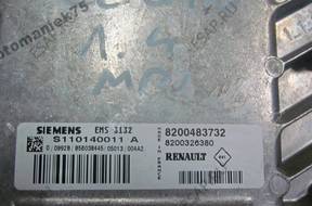 DACIA LOGAN 04 1.4 MPI БЛОК УПРАВЛЕНИЯ ДВИГАТЕЛЕМ