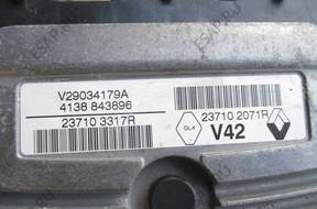 DACIA LOGAN II 2014 1,2 БЛОК УПРАВЛЕНИЯ КОМПЛЕКТ 237102071 год,