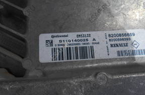 DACIA SANDERO 09 1,4MPI БЛОК УПРАВЛЕНИЯ КОМПЛЕКТ 8200856659