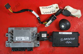 DACIA SANDERO 1 1.2 БЛОК УПРАВЛЕНИЯ BSI КОМПЛЕКТ 8201082042