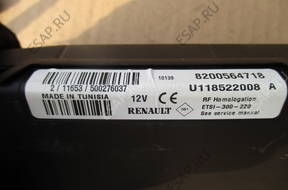 DACIA SANDERO 2010 1,6 БЛОК УПРАВЛЕНИЯ КОМПЛЕКТ 8200661124