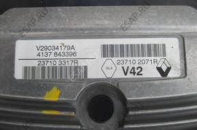 DACIA SANDERO II 14 1,2 БЛОК УПРАВЛЕНИЯ КОМПЛЕКТ 237102071 год,