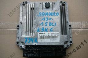 DACIA SANDERO II 1.5 DCI БЛОК УПРАВЛЕНИЯ  0281019457