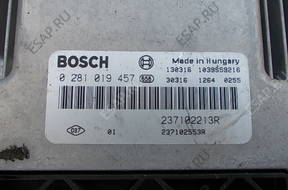 DACIA SANDERO II БЛОК УПРАВЛЕНИЯ BOSCH 1.5 DCI 281019457