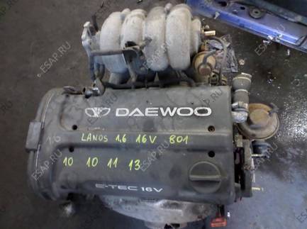 Daewoo Lanos 1,6 16V A16DMS двигатель тестированный kompresj