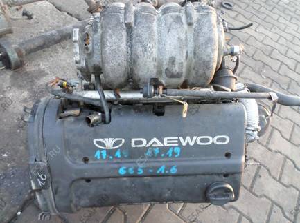 Daewoo Nubira Lanos двигатель 1,6 16V тестированный kompresj