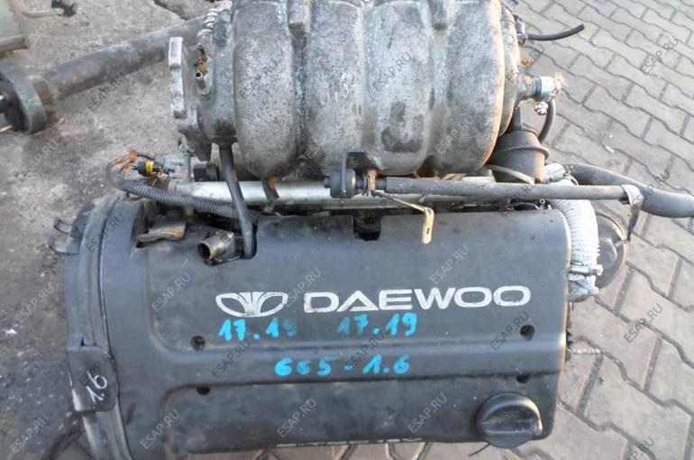 Daewoo Nubira Lanos двигатель 1,6 16V тестированный kompresj