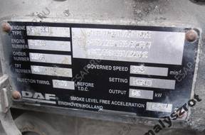 DAF CF 75.250 EURO 3 250KM 186kW двигатель PE 183C1