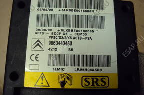 ДАТЧИК БЛОК УПРАВЛЕНИЯ МОДУЛЬ SRS CITROEN C6 2.7 HDI
