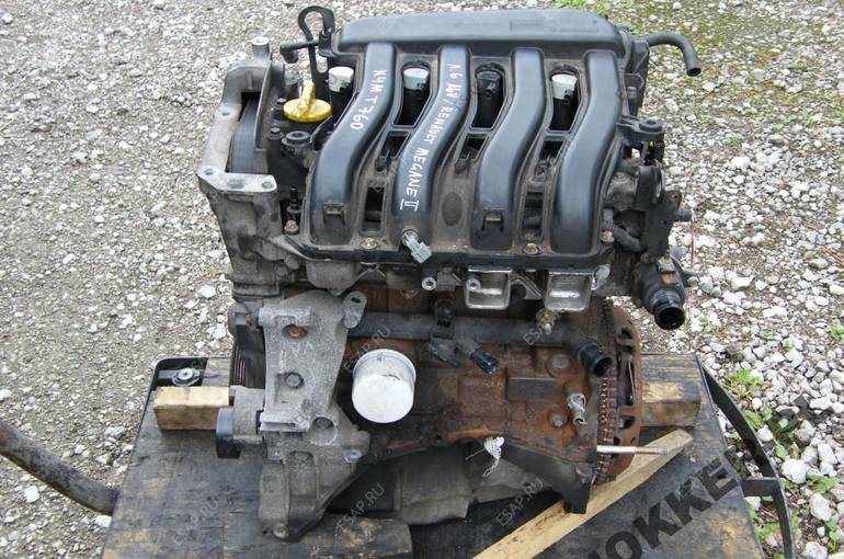 Контрактный двигатель Renault Clio III 1.6 16V GT K4M862 128 л.с.