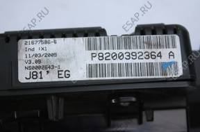 ДИСПЛЕЙ RENAULT ESPACE ПАНЕЛЬ ПРИБОРОВ P8200392364 A