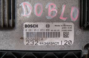doblo БЛОК УПРАВЛЕНИЯ+КОМПЛЕКТ ЗАЖИГАНИЯ 1.9m-j 120KM 06-2010 год