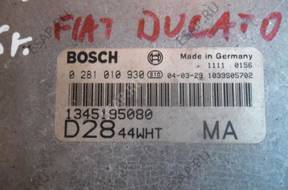 DUCATO 2.8 JTD БЛОК УПРАВЛЕНИЯ 0281010930 1345195080