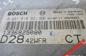 DUCATO JUMPER БЛОК УПРАВЛЕНИЯ 0281010931 1336825080