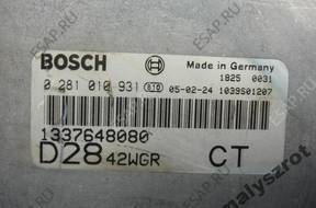 DUCATO JUMPER DUCATO 2.8 JTD БЛОК УПРАВЛЕНИЯ 0281010931