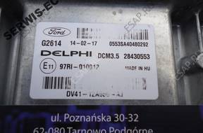DV4112A650AJ 28430553 DCM3.5 БЛОК УПРАВЛЕНИЯ FORD 1.6TDCI