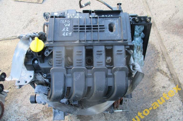 двигатель 1.2 16V D4F B712 RENAULT CLIO II KANGOO