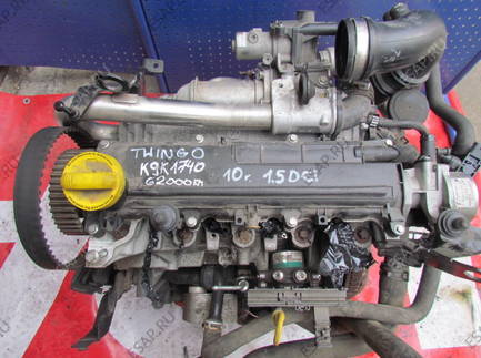 двигатель 1.5 DCI K9K 1740 RENAULT MEGANE CLIO 62ty