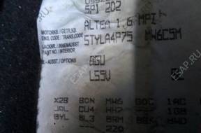 двигатель 1.6 BGU ALTEA AUDI A3 GOLF 5 OCTAVIA