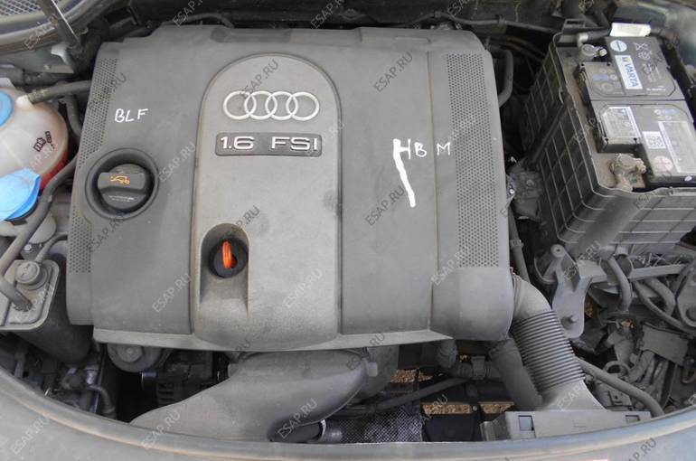двигатель 1.6 FSI AUDI VW SEAT SKODA BLF комплектный
